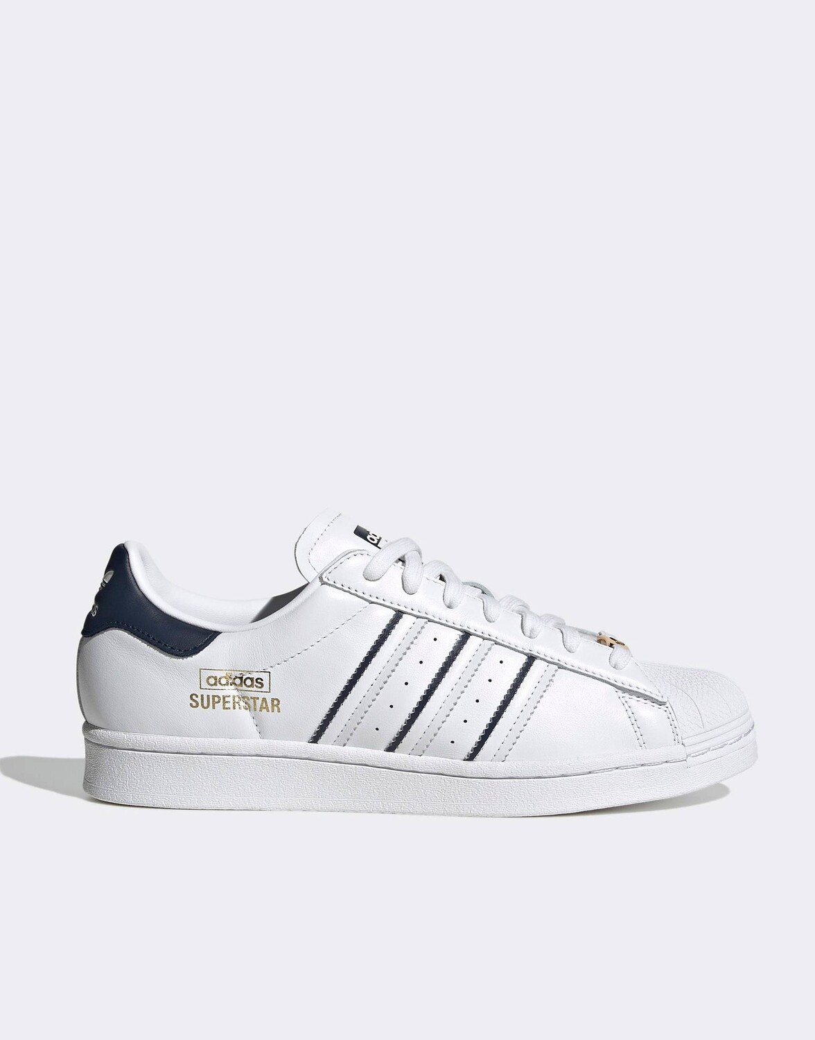 

Бело-темно-серые кроссовки adidas Originals Superstar