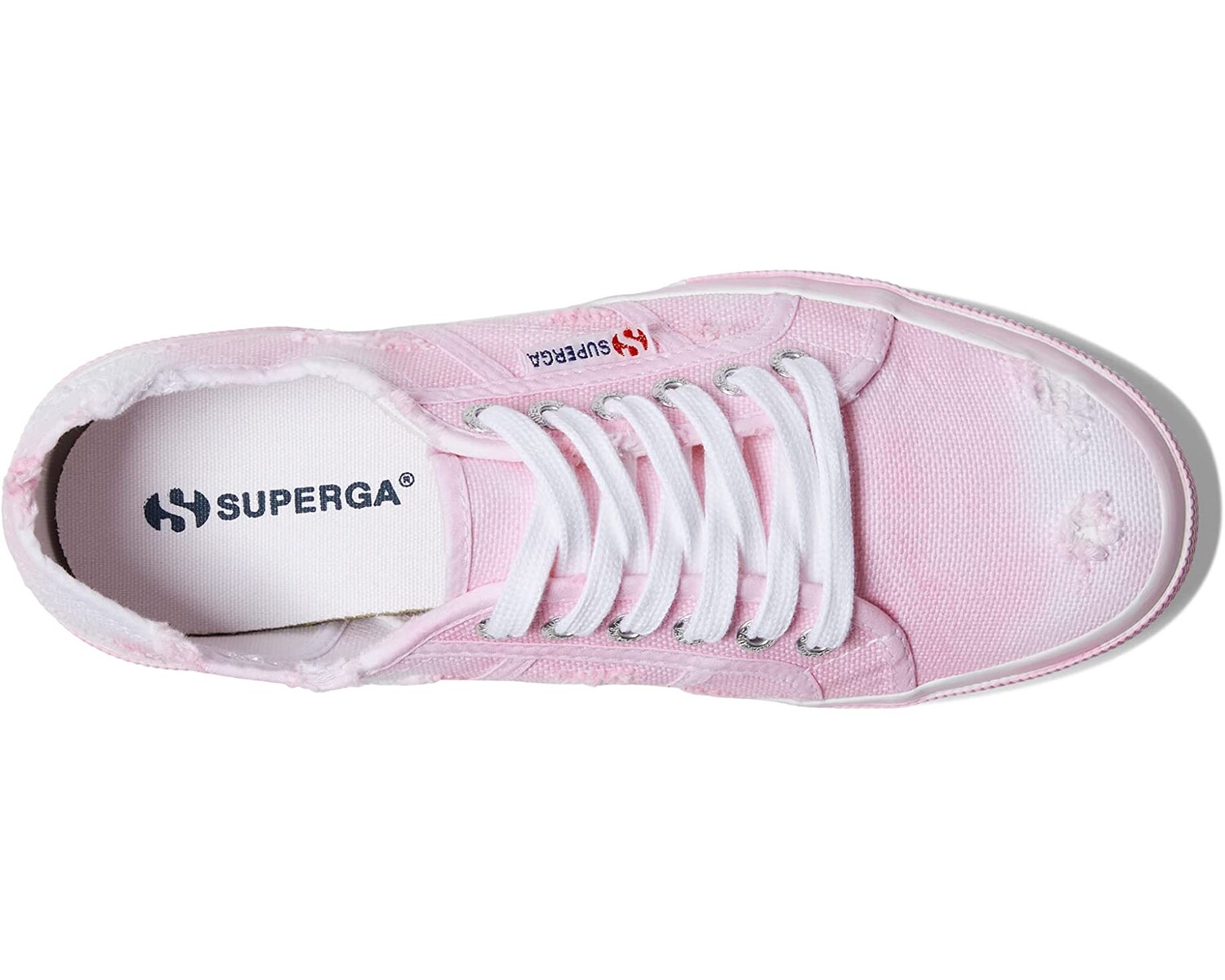 

Кроссовки 2750 - Stone Washed Superga, выцветший розовый