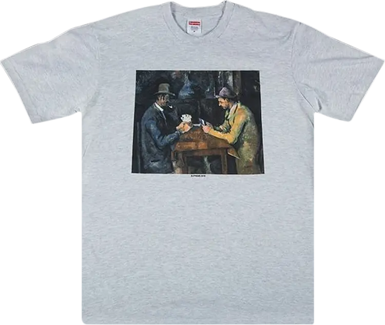 

Футболка Supreme Cards T-Shirt 'Ash Grey', серый