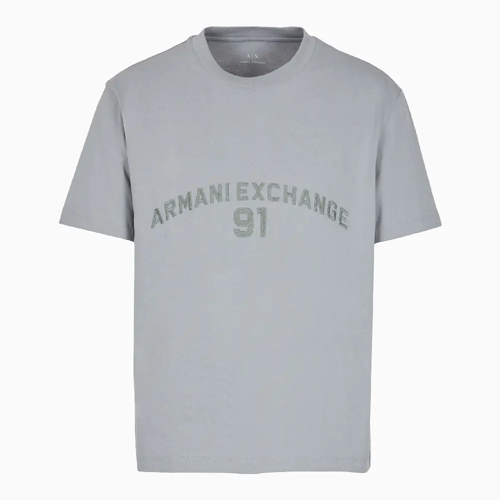 

Футболка Armani Exchange Regular Fit, светло-серый