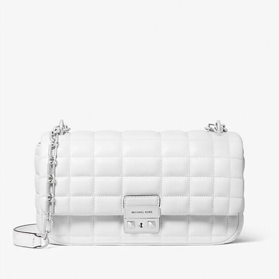 

Сумка Michael Michael Kors Tribeca Large Quilted Leather, белый