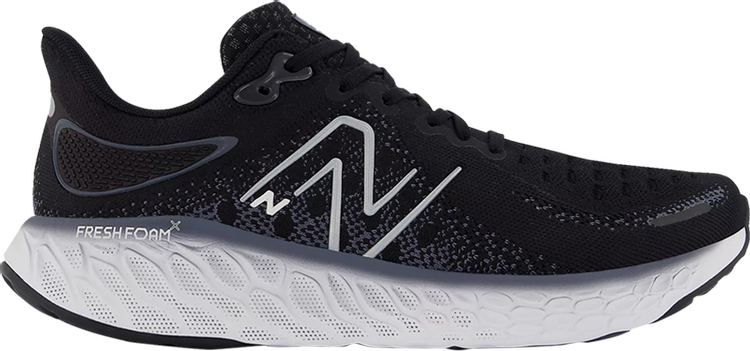 Кроссовки New Balance Fresh Foam X 1080v12 B Wide 'Black Thunder', черный - фото