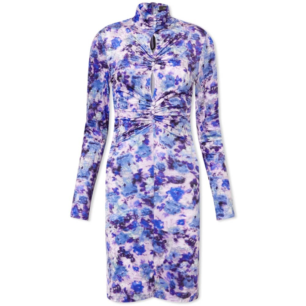 

Платье Isabel Marant Gram Printed Velvet Mini Dress