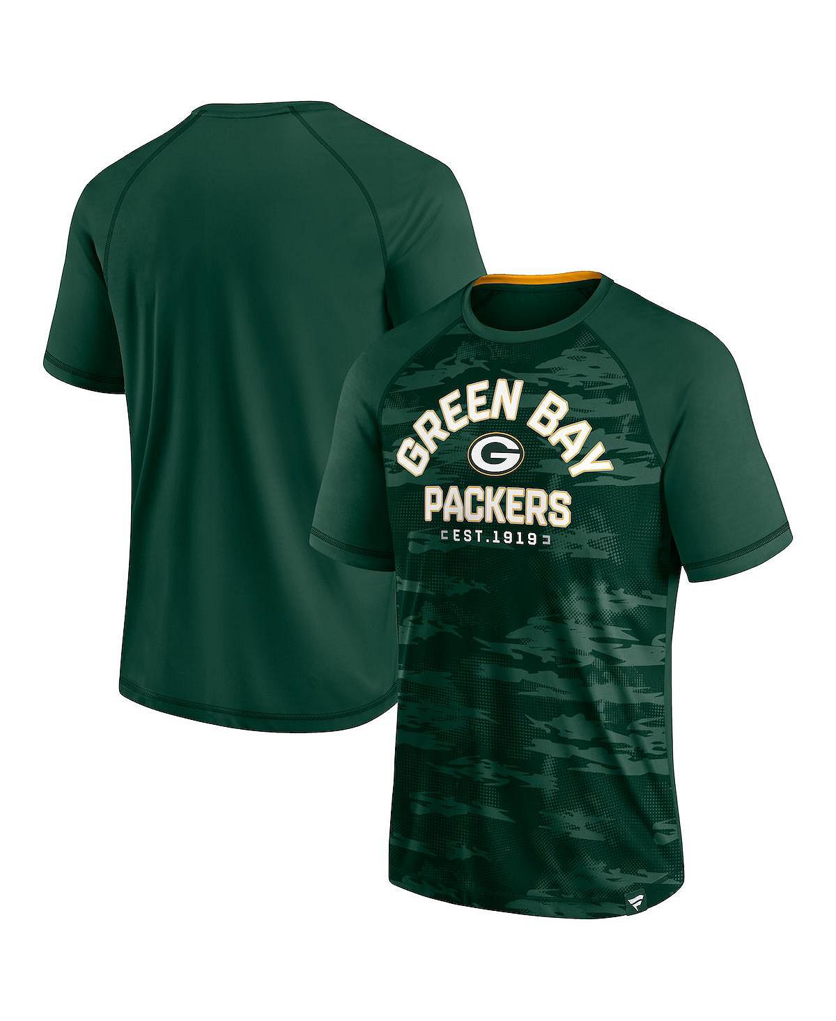 Мужская фирменная зеленая футболка green bay packers hail mary с регланами Fanatics, зеленый andy weir project hail mary