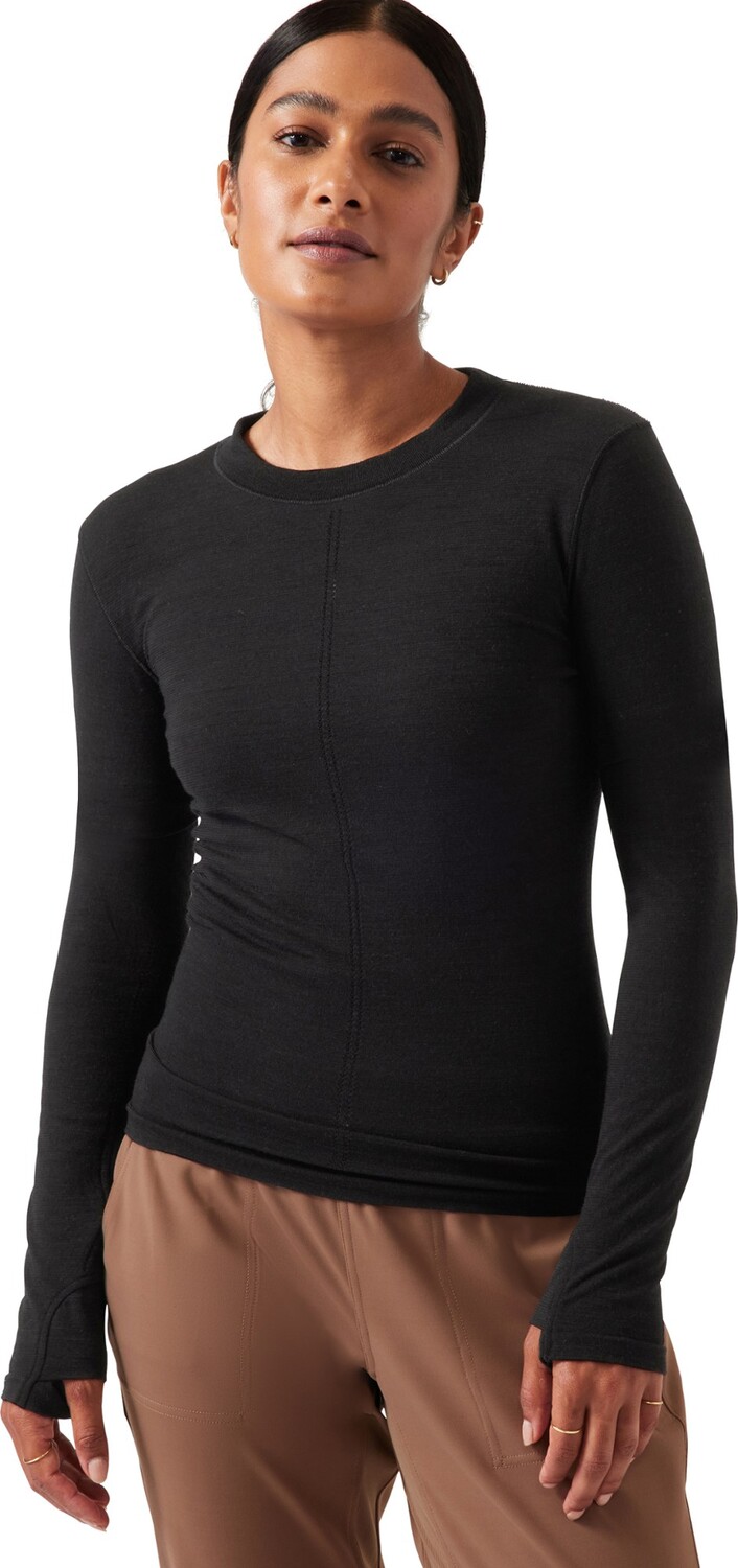 

Бесшовный топ Ascent - женский Athleta, черный
