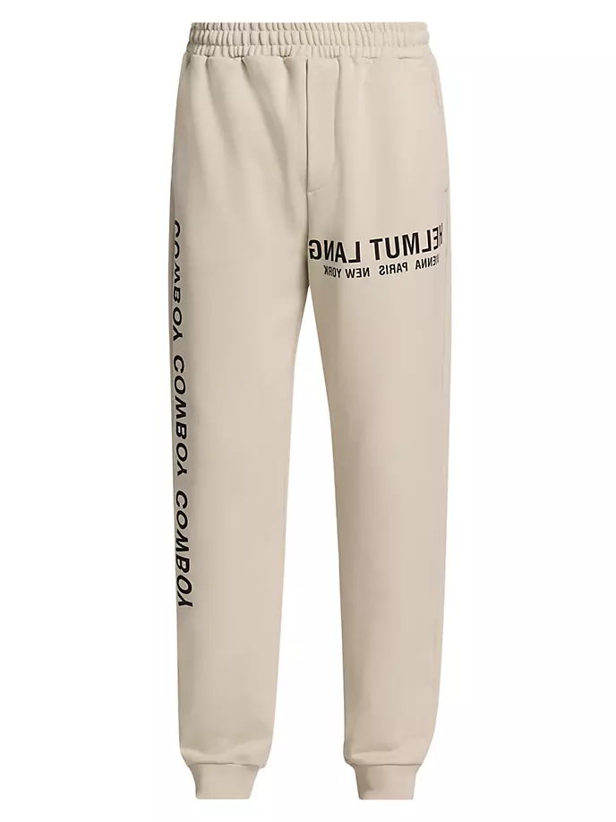 

Капсульные хлопковые джоггеры Helmut Lang, цвет parchment