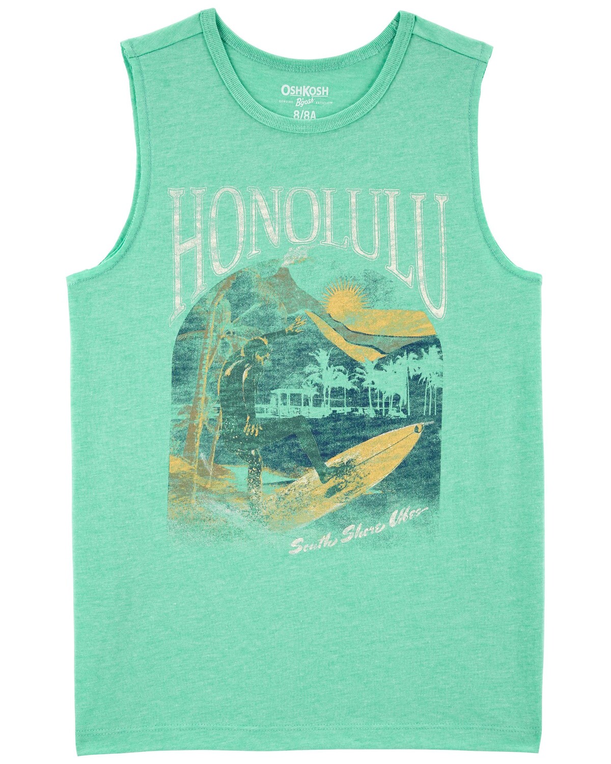 

Kid Honolulu Graphic Muscle Tank Carter's, зеленый
