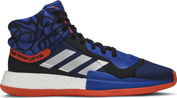 Кроссовки Adidas Marquee Boost 'Kristaps Porzingis', синий - фото