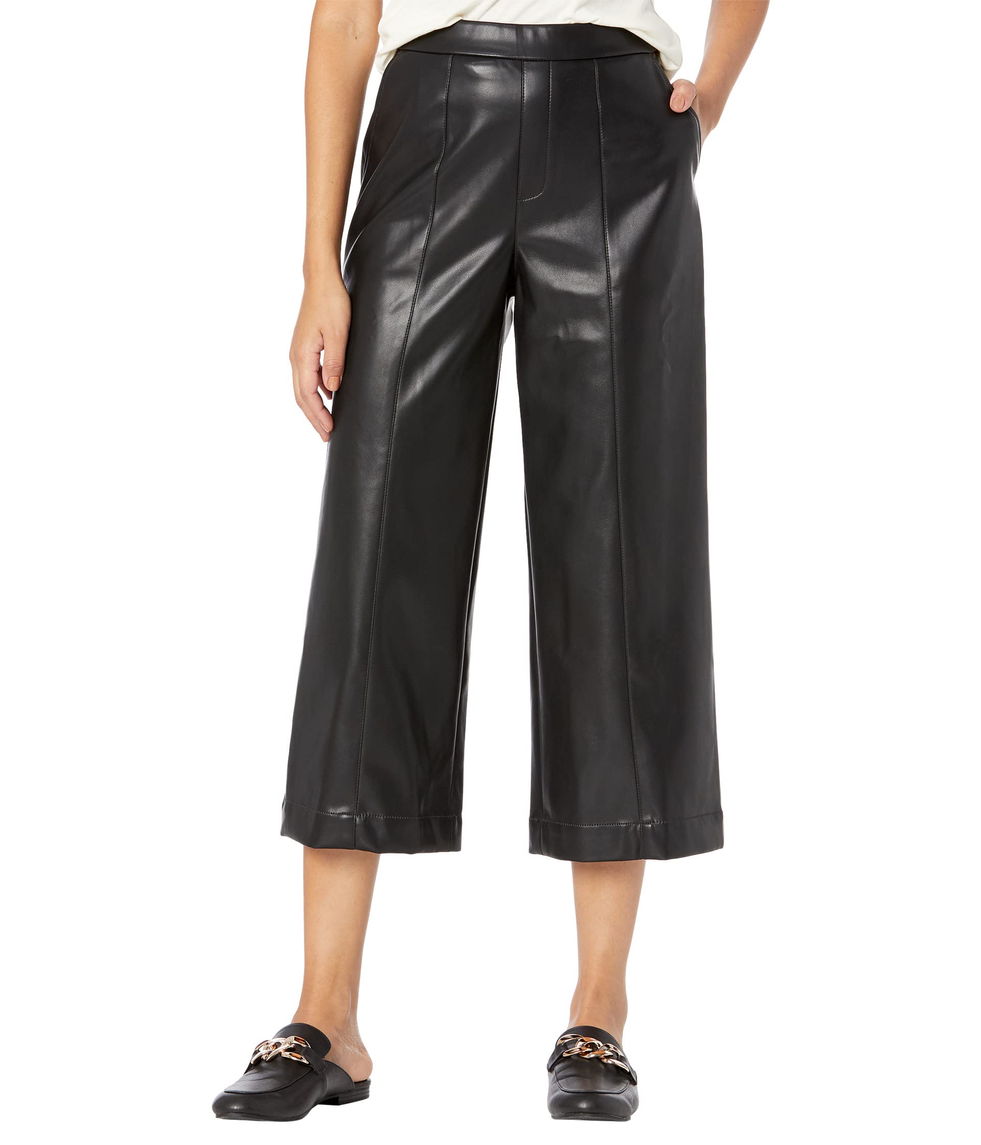 BCBGMAXAZRIA Stretch Faux Leather Pants