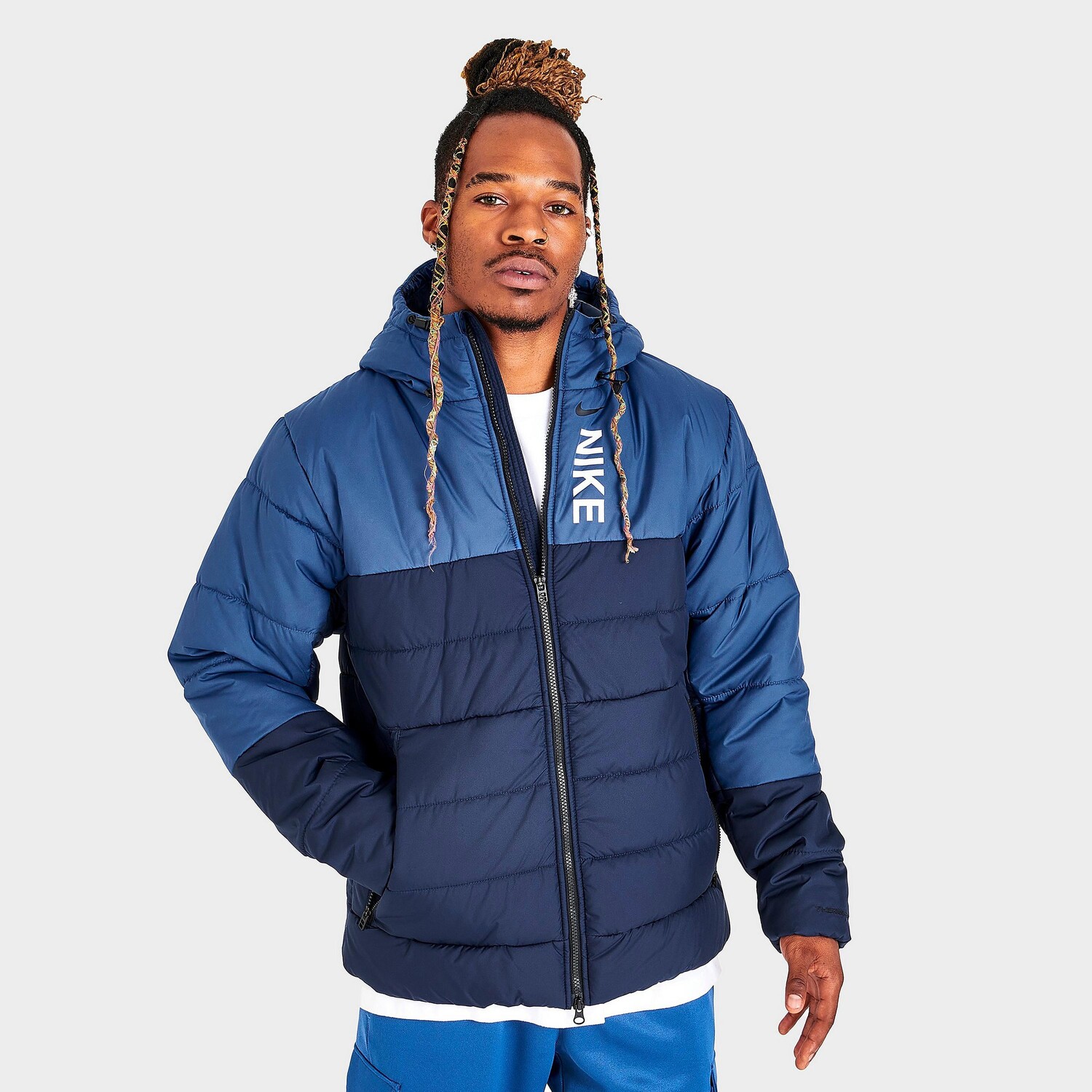 

Мужская куртка Nike Sportswear Hybrid Synthetic Fill, синий