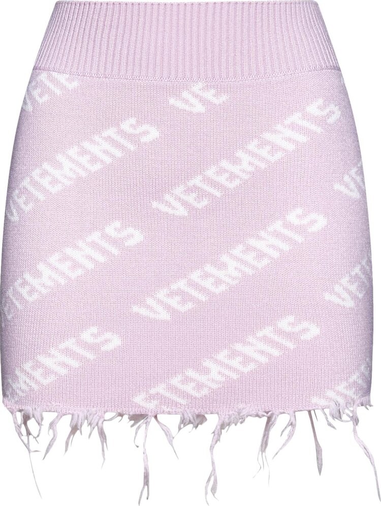

Юбка Vetements Monogram Mini Skirt 'Baby Pink/White', розовый