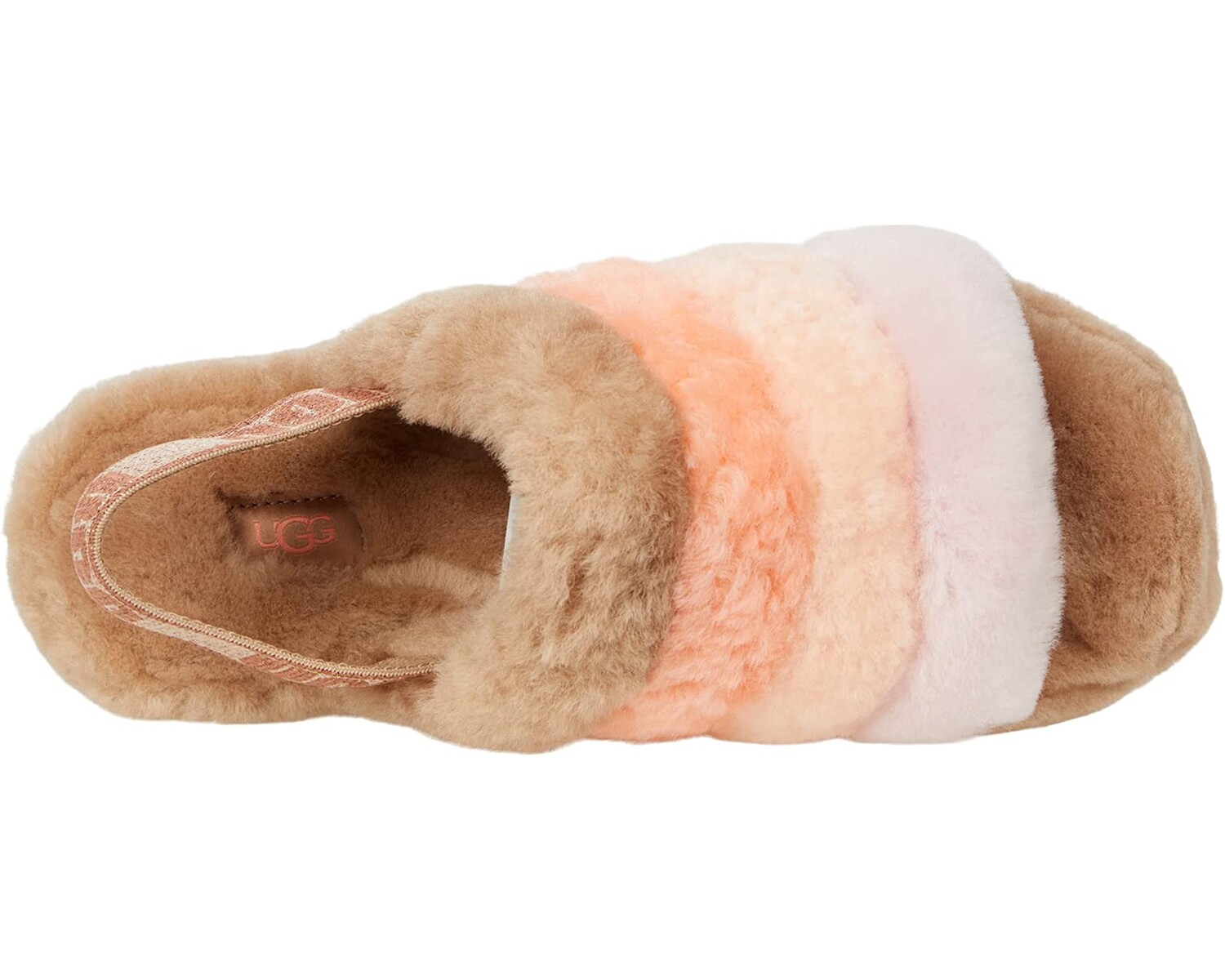 

Слипперы Fluff Yeah Slide UGG, бичвуд мульти