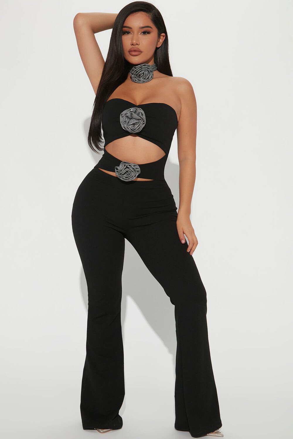 

Комбинезон Fashion Nova JP2619, черный