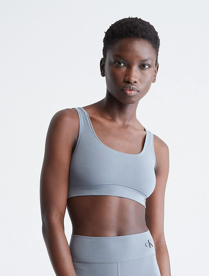 

Бюстгальтер без косточек Calvin Klein Naturals Flex Fit, серый
