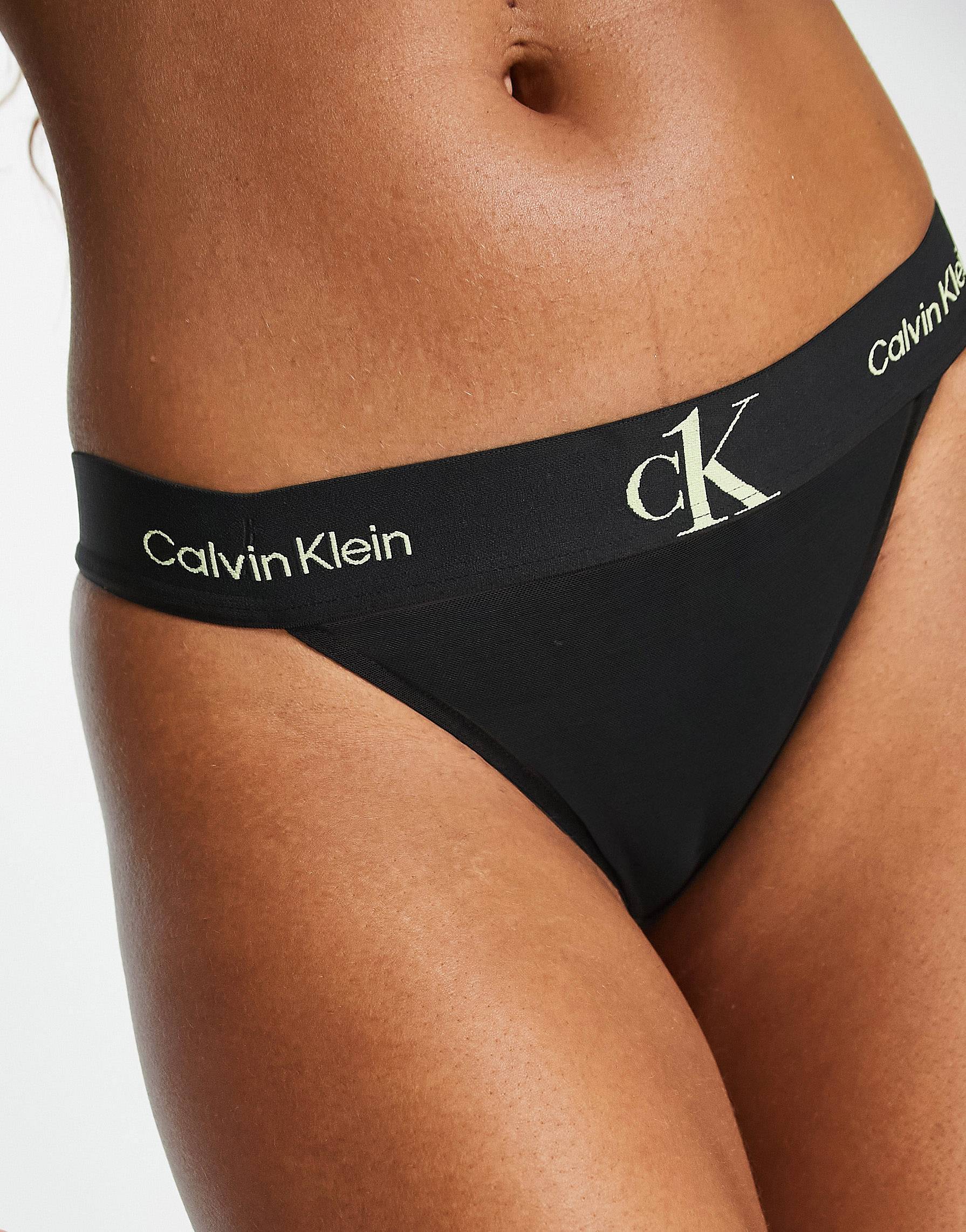 Черные прозрачные трусы Calvin Klein CK One Mesh – купить с доставкой из-за  рубежа через платформу «CDEK.Shopping»