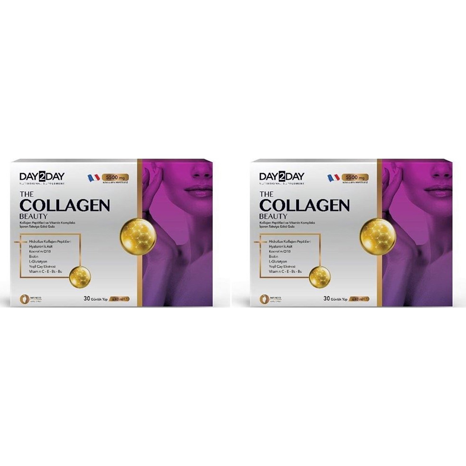 Коллаген Orzax Day 2 Day Beauty Intense, 30 пакетиков atlecs collagen beauty 500 ml пунш тропический