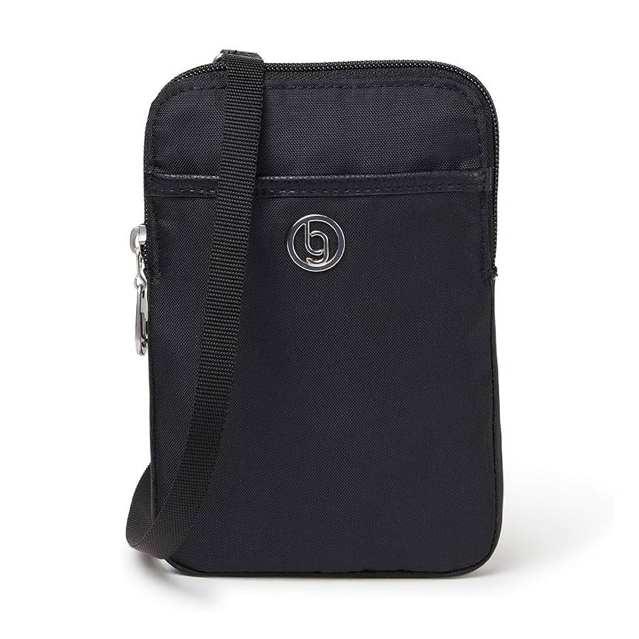 Сумка Baggallini Arlington Mini, черный мужской портфель для хранения удостоверений сумка для багажа портфель для паспорта кредитных карт кошелек сумка уличный важный органай