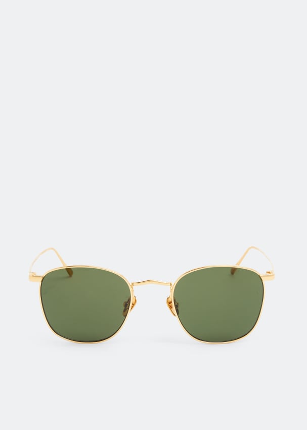 Солнечные очки LINDA FARROW Simon sunglasses, золотой linda farrow солнечные очки