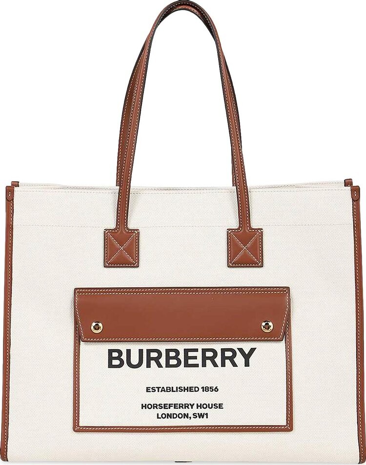 

Сумка Burberry Shopper Bag Natural/Tan, загар