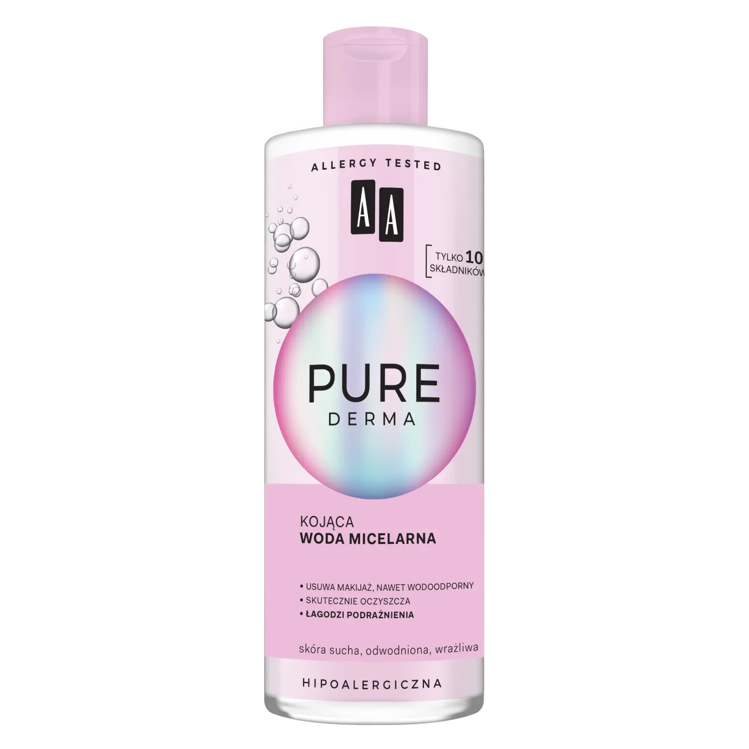 

AA Pure Derma успокаивающая мицеллярная вода для лица, 400 мл