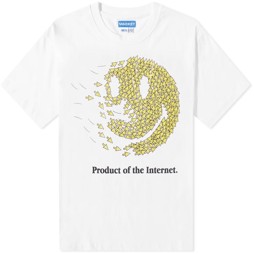 

Футболка Market Smiley Product Of The Internet Tee, Белый
