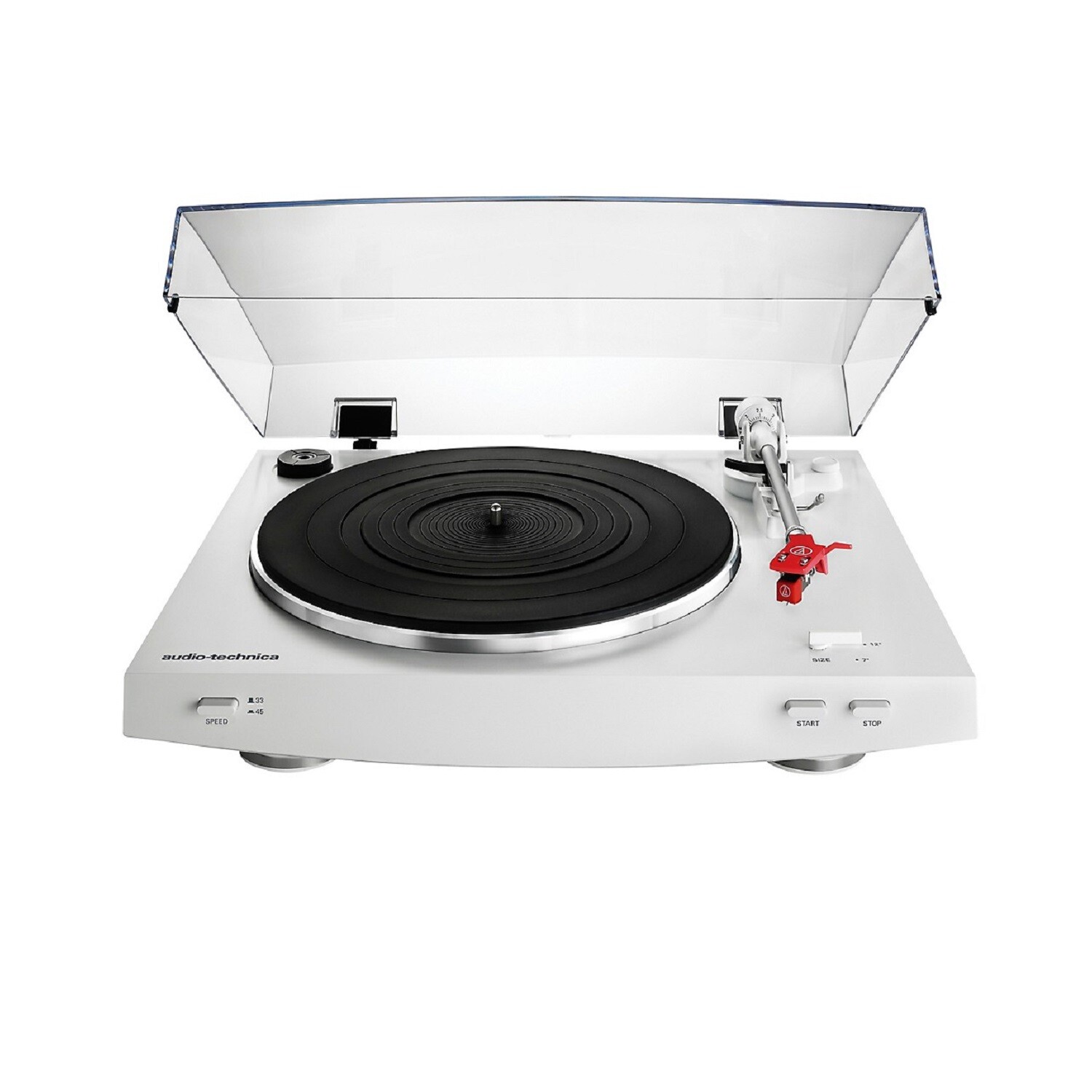 

Проигрыватель Audio Technica AT-L3 с ременным приводом и встроенным предусилителем, белый