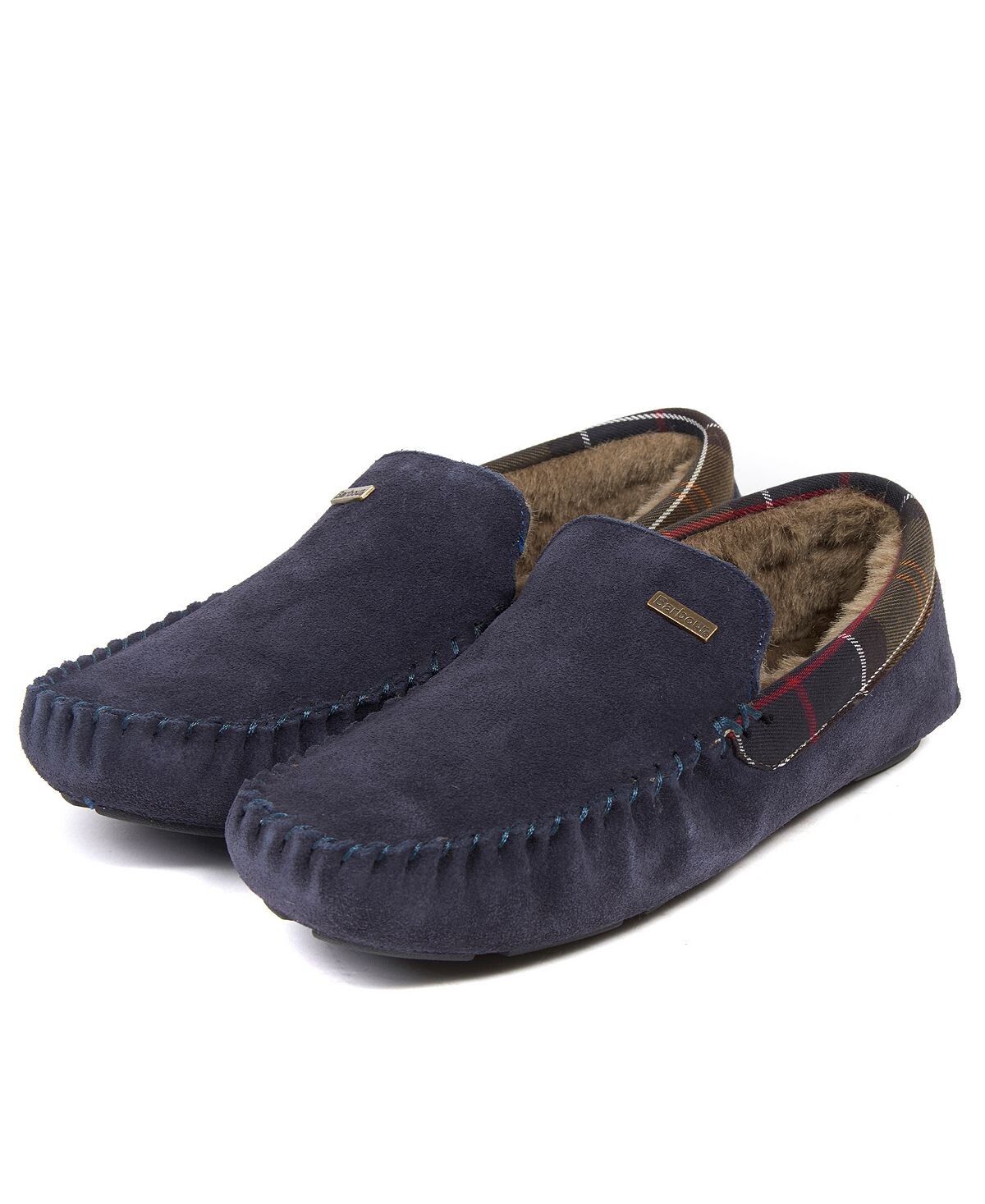 

Мужские тапочки monty faux shearling moc-toe Barbour, мульти