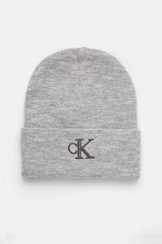 

Шапка Calvin Klein Jeans, серый