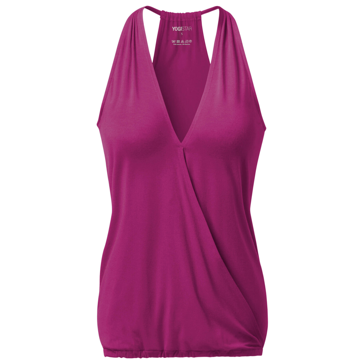 

YOGISTAR Yoga Racerback V-Neck аля - бузина, фиолетовый