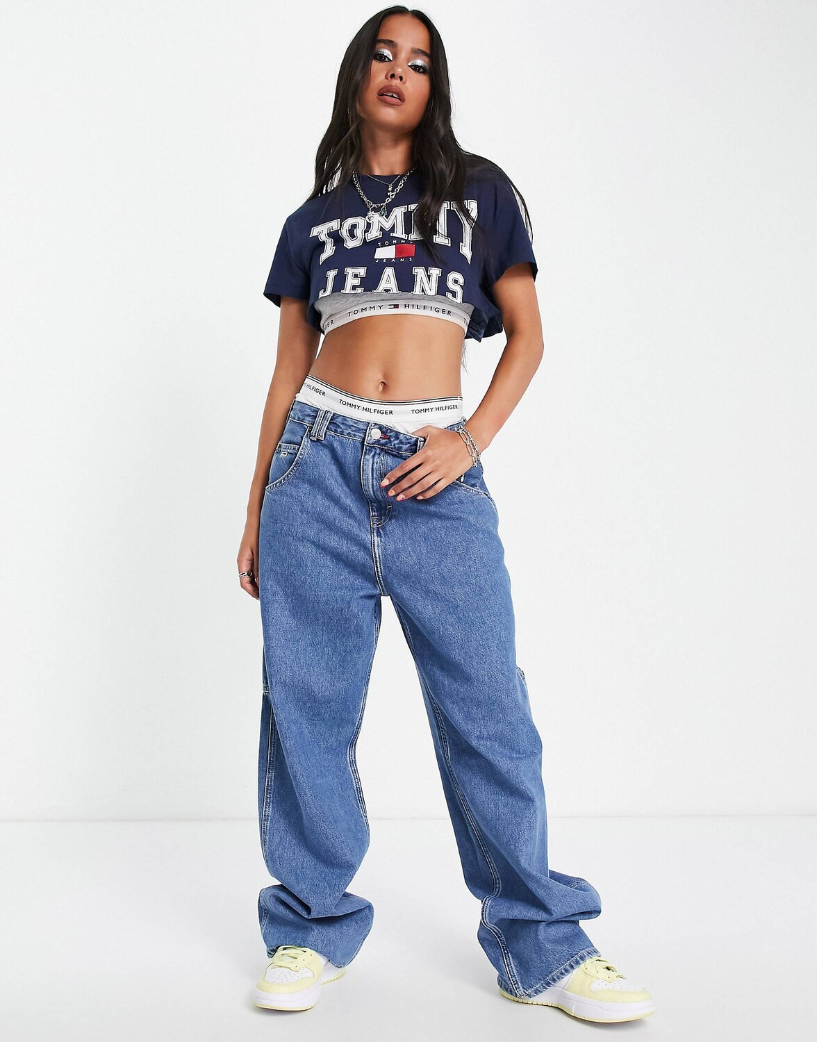 

Эксклюзивные джинсы Carpenter Tommy Jeans x ASOS средней степени стирки