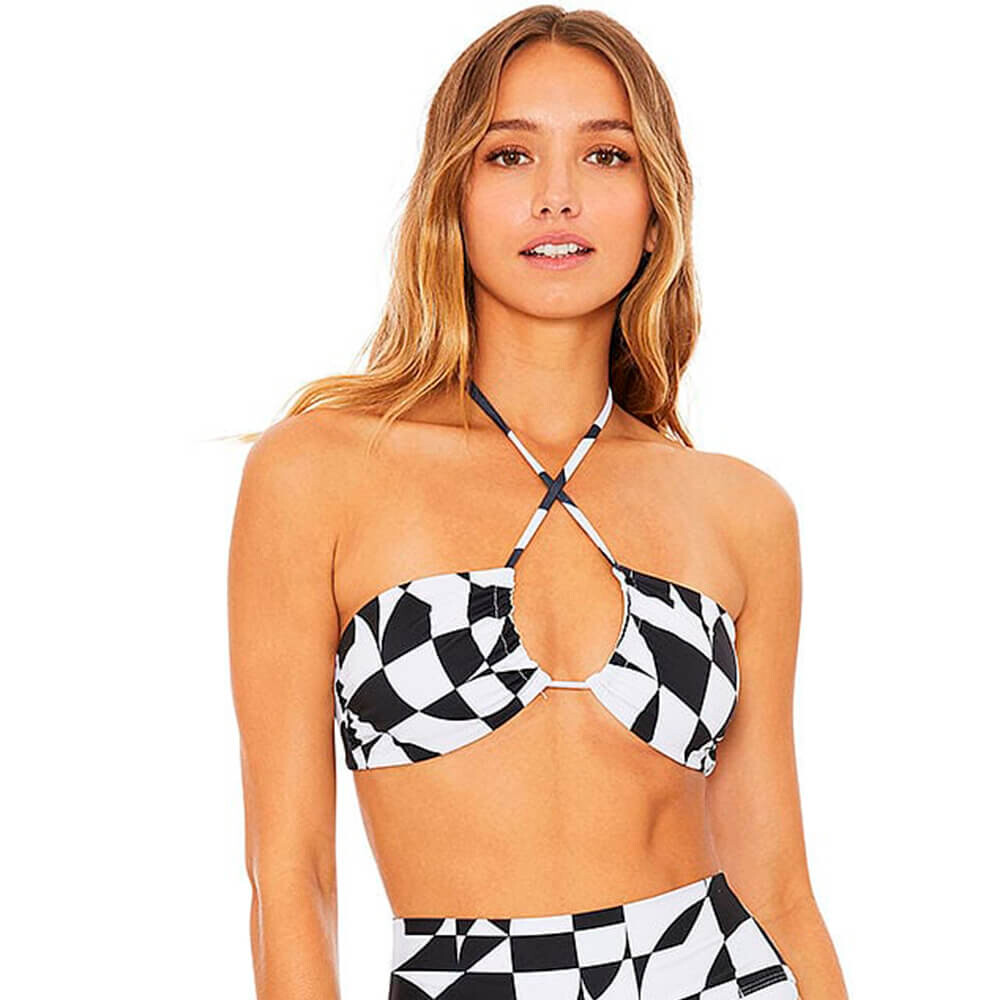 

Лиф Beach Riot Abby Bikini, черный/белый