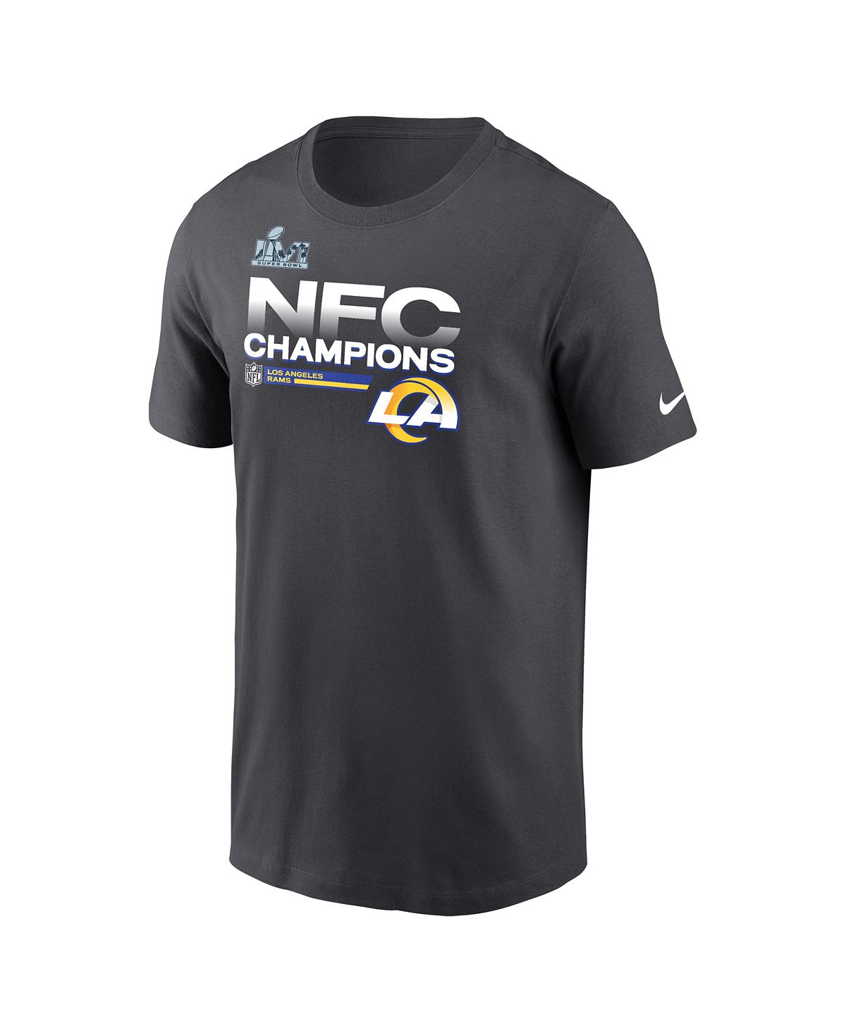 Мужская футболка из коллекции los angeles rams nfc champions trophy Nike