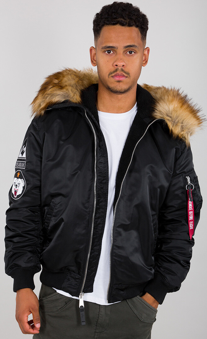 

Куртка Alpha Industries MA-1 Hooded Arctic, черная