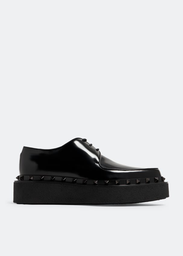 

Туфли Valentino Garavani Rockstud M-Way Derby, черный