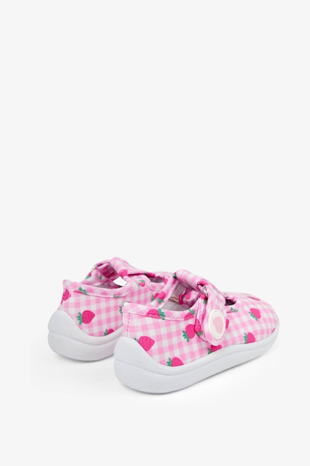 

Летние туфли JoJo Maman Bébé Strawberry из парусины Jojo Maman Bébé, розовый