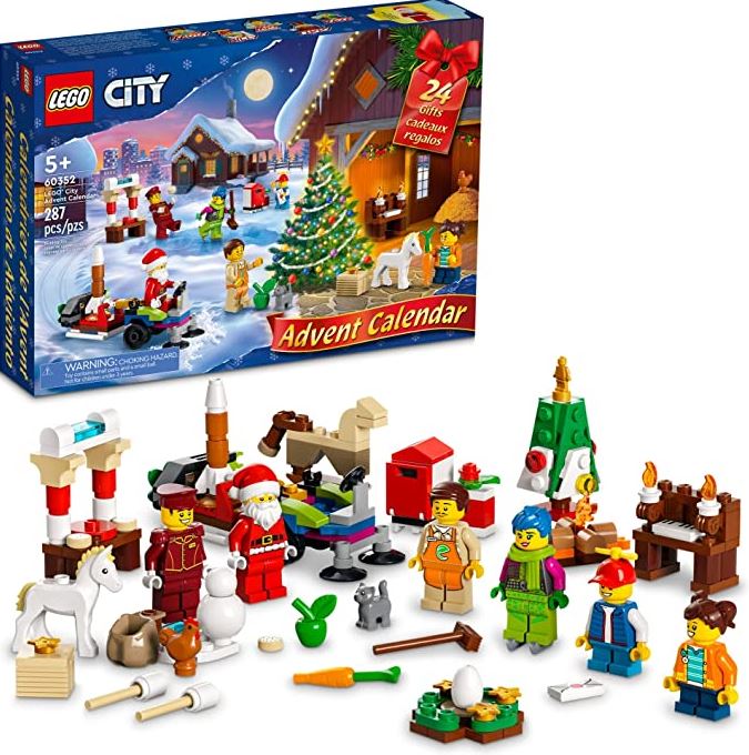 цена Адвент-календарь Набор строительных игрушек для детей LEGO City Building Toy Set for Kids