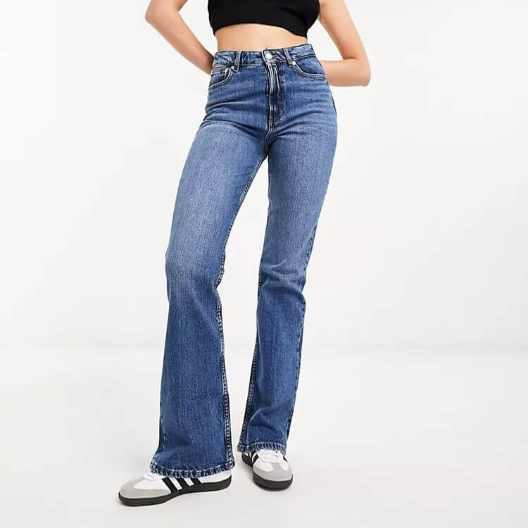 

Джинсы Asos Design Flared, синий