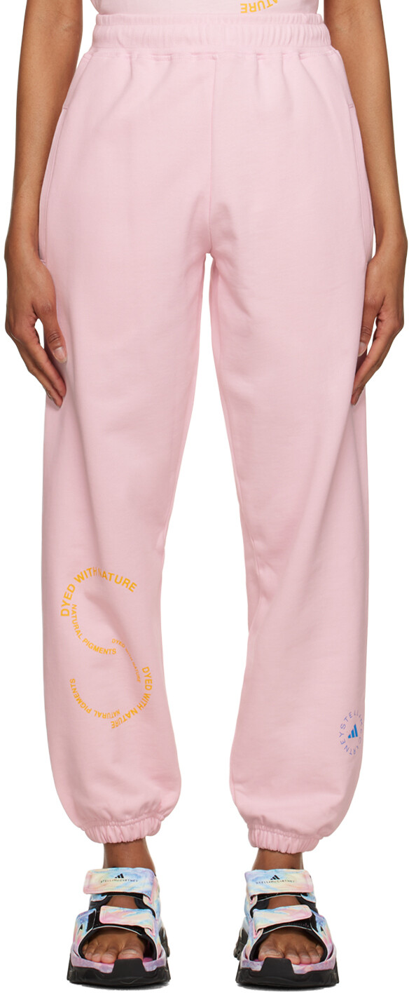 

Розовые спортивные брюки для отдыха Adidas By Stella Mccartney