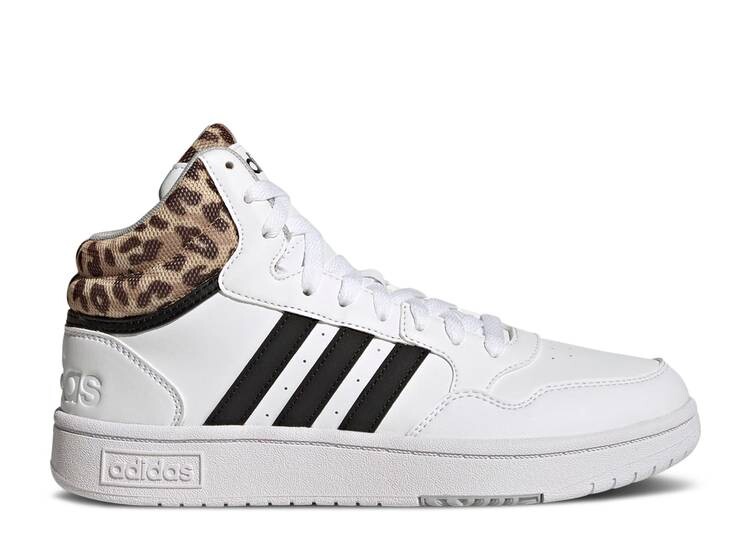 

Кроссовки Adidas WMNS HOOPS 3.0 MID CLASSIC 'LEOPARD', белый