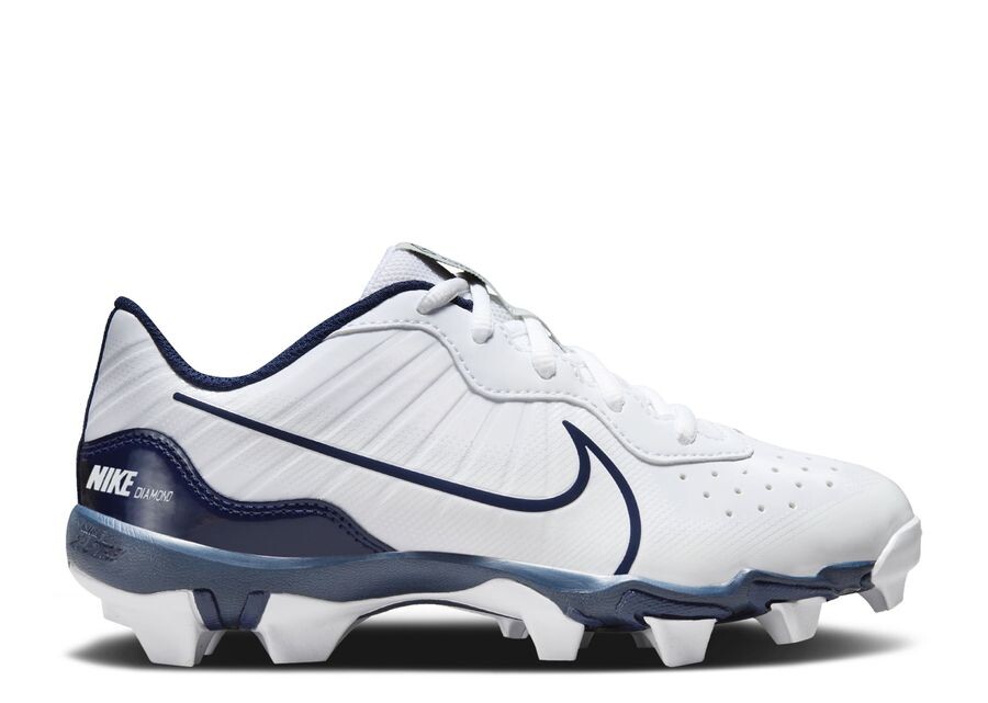 

Кроссовки Nike Alpha Huarache 4 Keystone Gs 'White Midnight Navy', белый