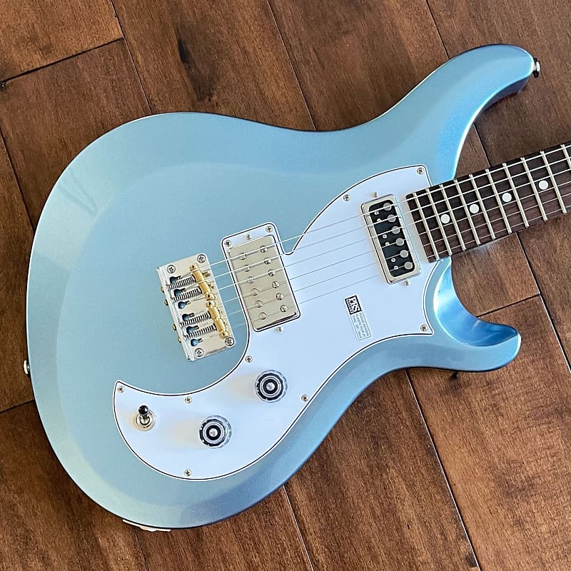 Электрогитара 2019 PRS S2 Vela Frost Blue Metallic Electric Guitar S2052372 гитара prs s2 frost green blue metallic морозно синий металлик