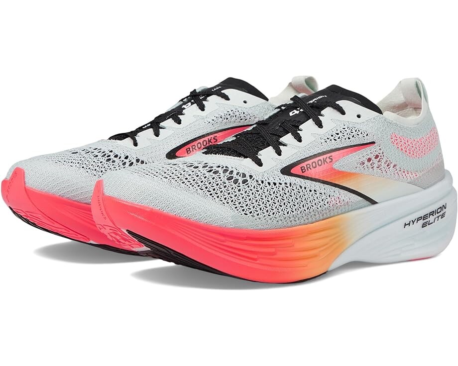 

Кроссовки Brooks Hyperion Elite 4, цвет Illusion Blue/Coral/Orange