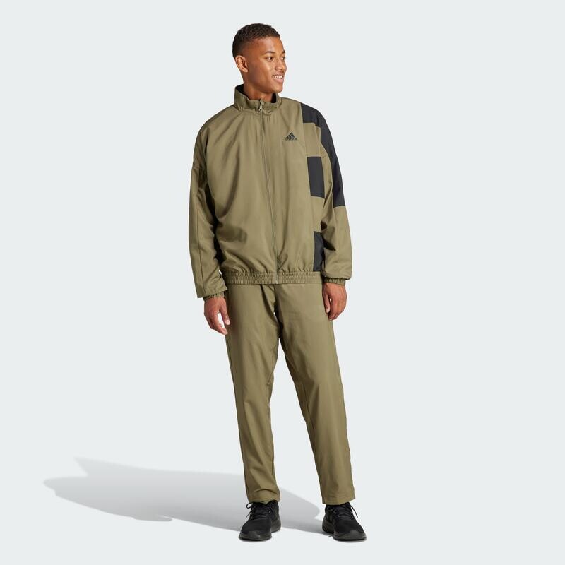

Спортивный костюм с цветными блоками ADIDAS, цвет verde