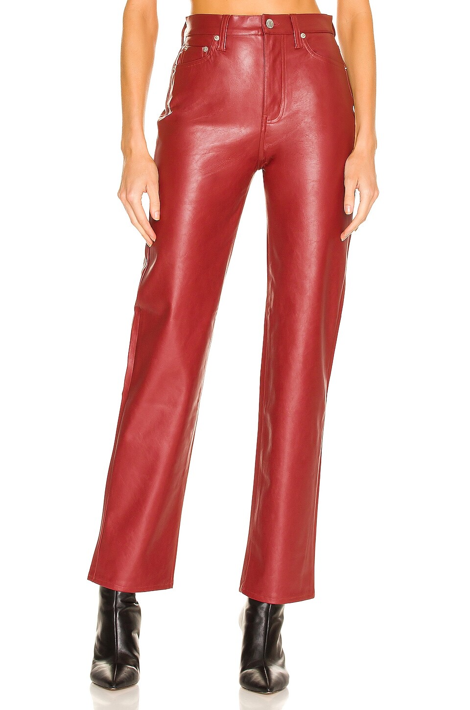 

Брюки PISTOLA Cassie Super High Rise Straight, цвет Carmine