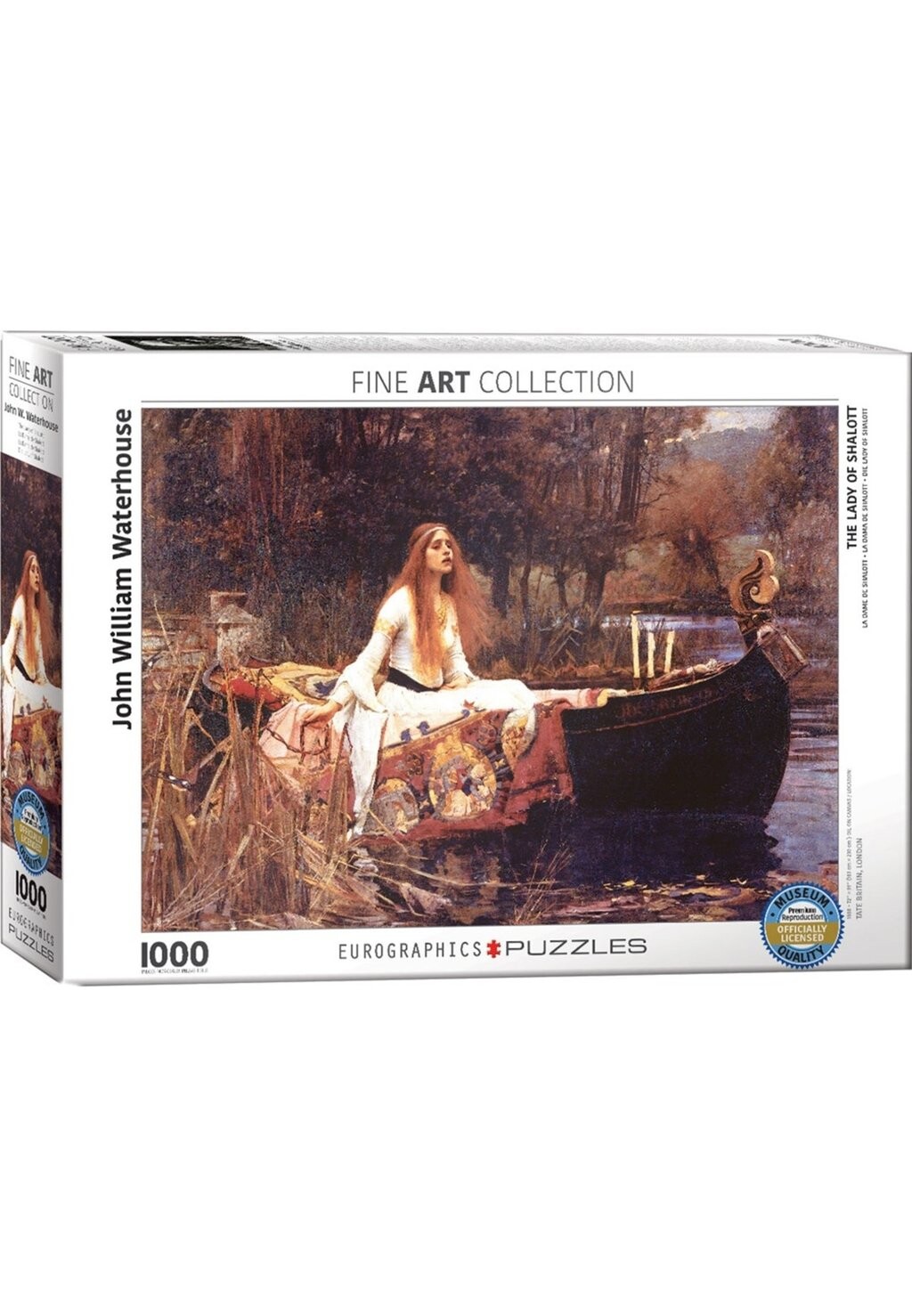 

Пазл WATERHOUSE DIE LADY VON SHALOTT Eurographics, цвет multi coloured