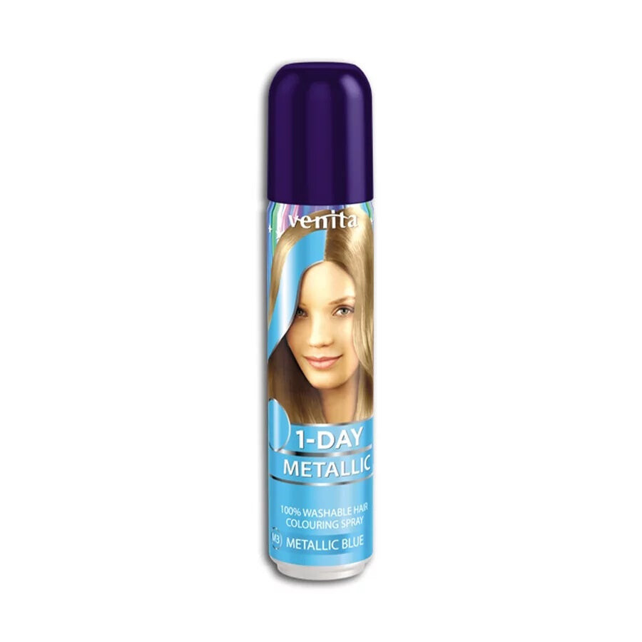 

Venita 1-Day Metallic спрей для волос Metallic Blue 50мл