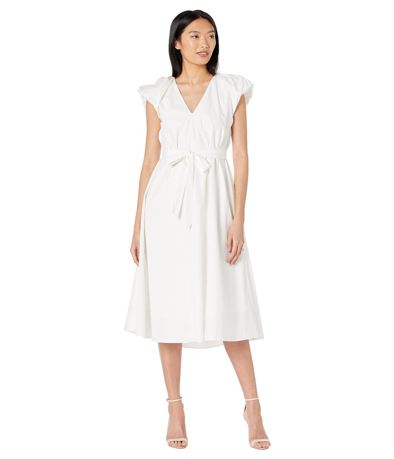 

Платье English Factory, Puffy Sleeve Midi Dress