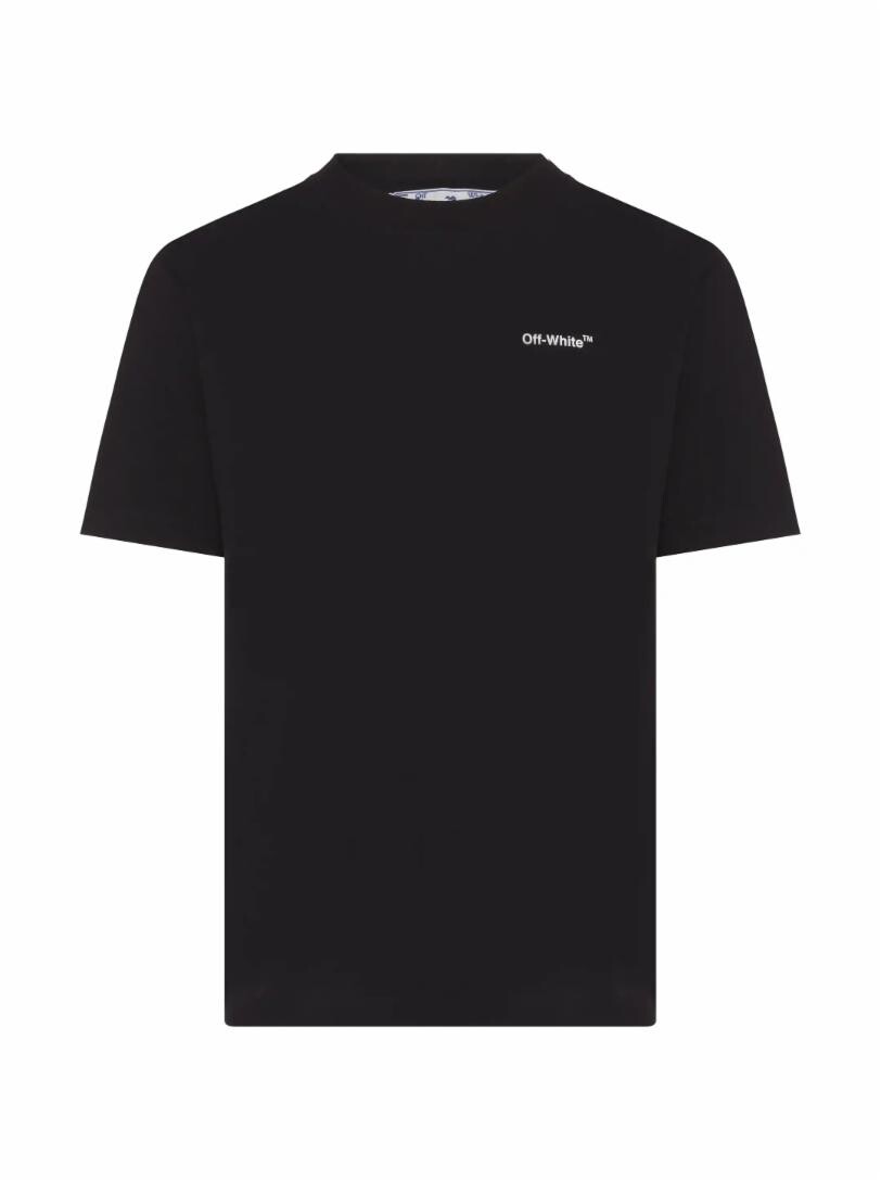 

Хлопковая футболка с логотипом Off-White