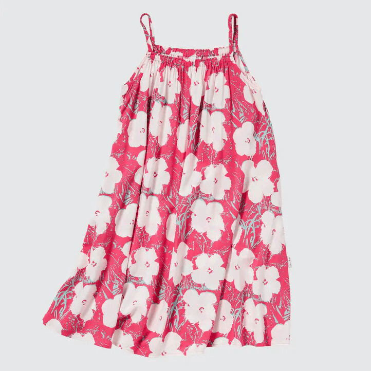

Платье Uniqlo UT Andy Warhol Flowers Collection, розовый