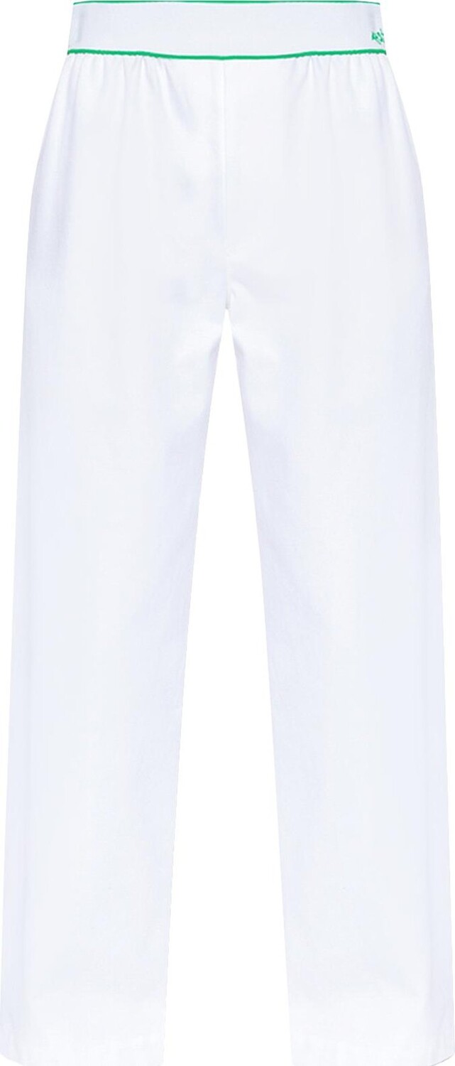 

Брюки Bottega Veneta Elastic Cotton Twill Trouser 'White', белый